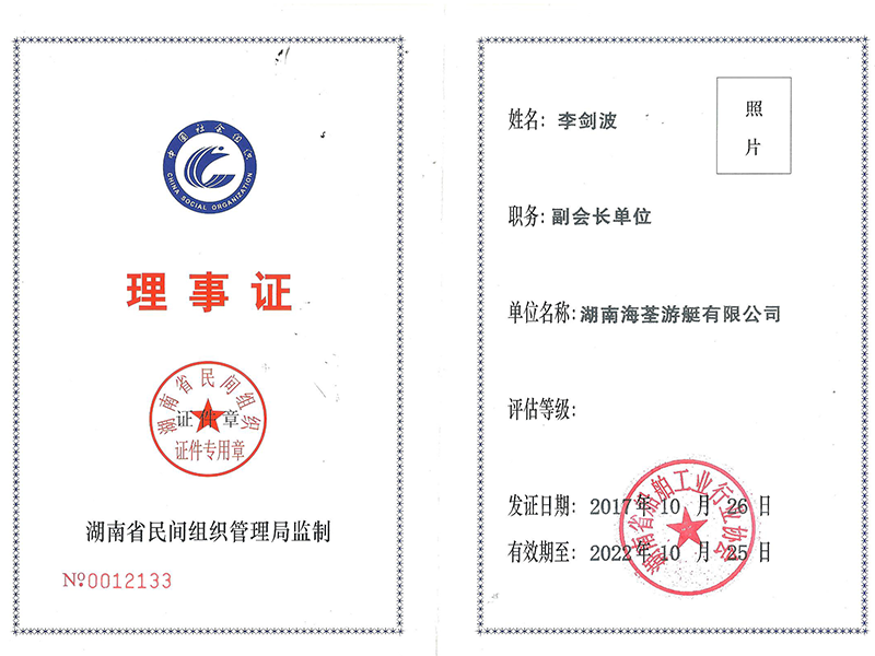 湖南省船舶工业行业协会副会长单位